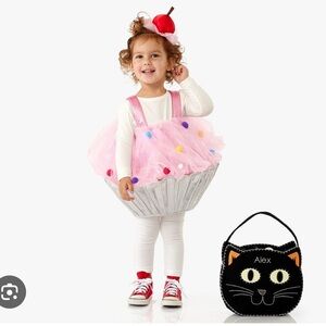 Pottery Barn pink cupcake toddler costume